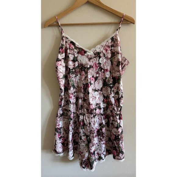 kate spade new york Other - Kate Spade Dream A Little Dream Loungeware Romper Women’s LARGE Pink Floral